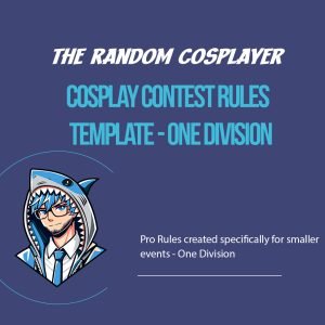 Cosplay Contest Rules Template - One Division