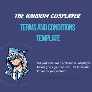 Pro Cosplayer Terms and Conditions Template