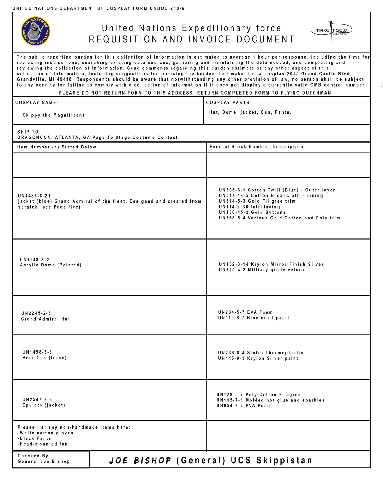Build Book File Example Build Book Template - A guide. - The Random Cosplayer