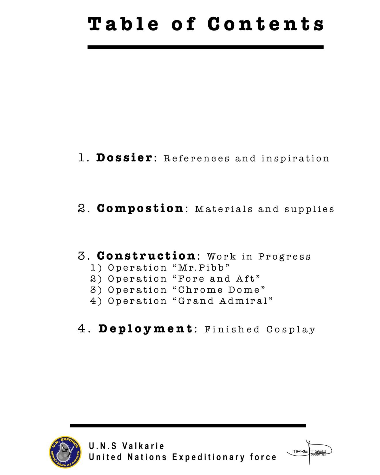 Build Book File Example Build Book Template - A guide. - The Random Cosplayer