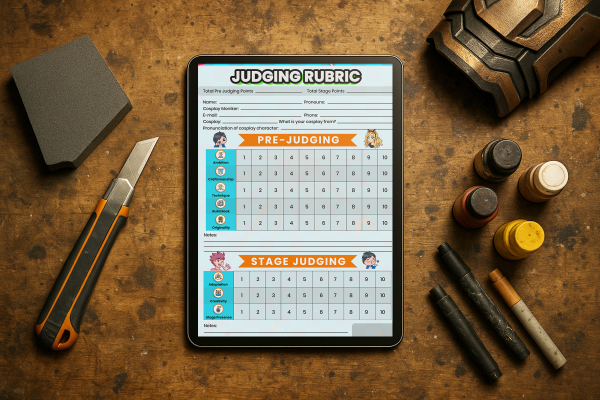 Cosplay Contest Judging Rubric