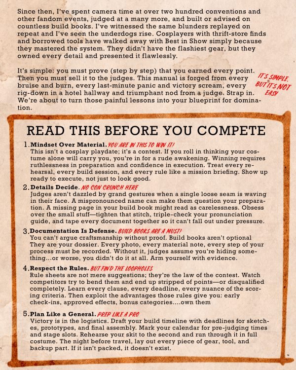 Cosplay Contest Field Manual – Full Loadout Bundle - Image 10